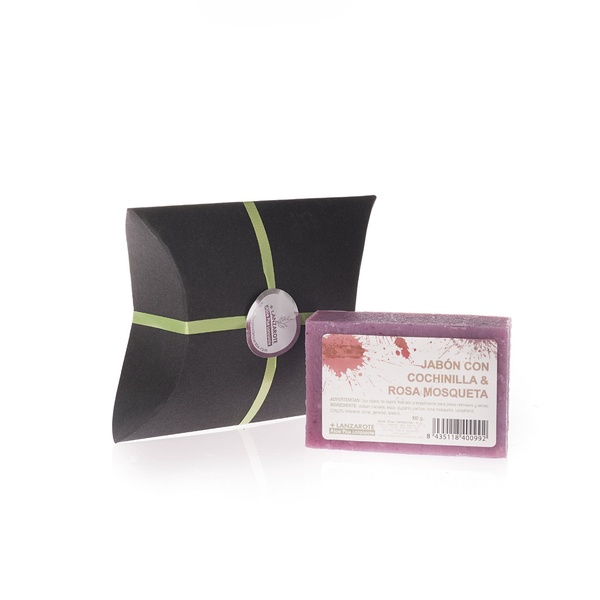 GÓNDOLA JABÓN -Jabón con cochinilla y rosa mosqueta