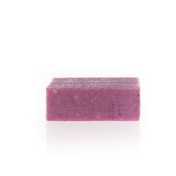 SAVON ARTISANAL A LA ROSE MUSQUEE ET COCHENILLE 100g - 2