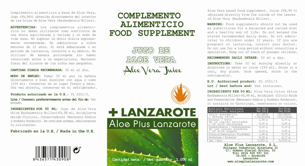 ALOE VERA JUICE 1L - 3