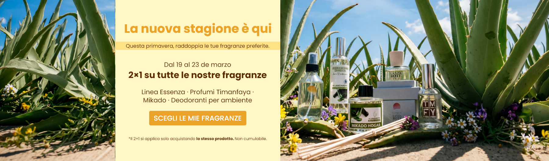 2×1 sulle fragranze. È arrivata la primavera!