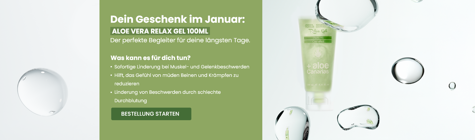 Dein Geschenk im Januar: Aloe Vera Relax Gel 100 ml