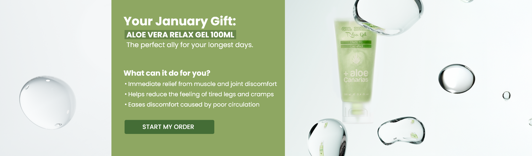 Your January Gift: Aloe Vera Relax Gel 100ml