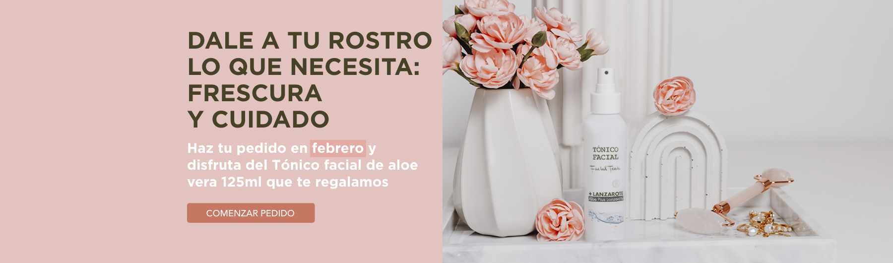 Tu REGALO de febrero: Tónico facial de aloe vera 125ml