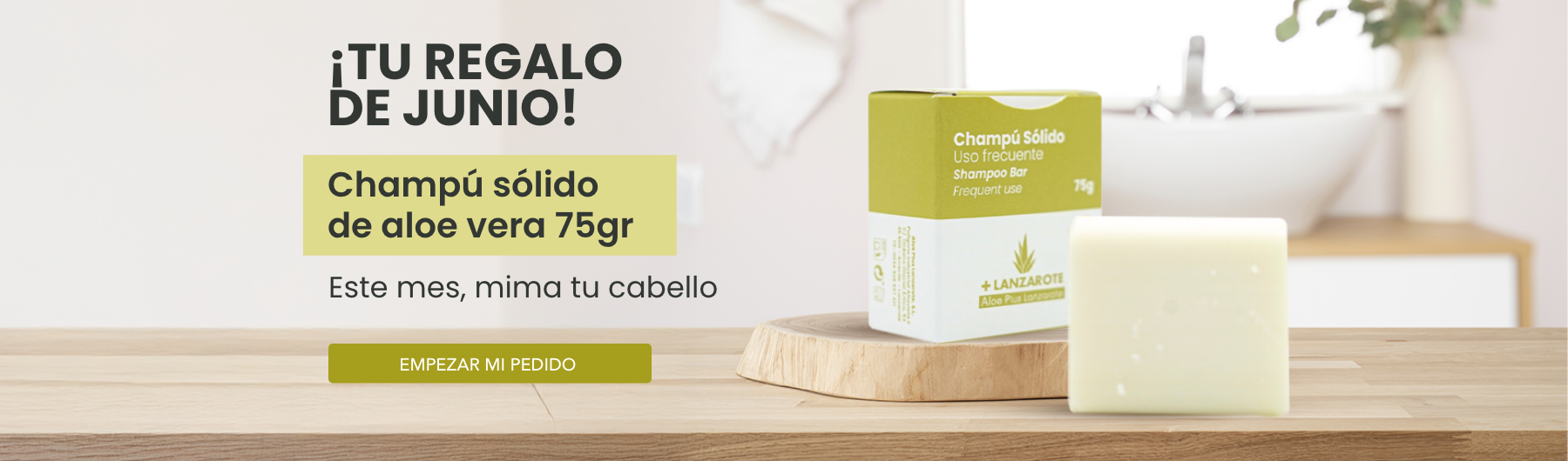 Tu regalo de junio: Champú sólido de aloe vera 