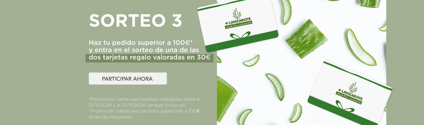 Gana una de las dos tarjetas regalo valoradas en 30€.  