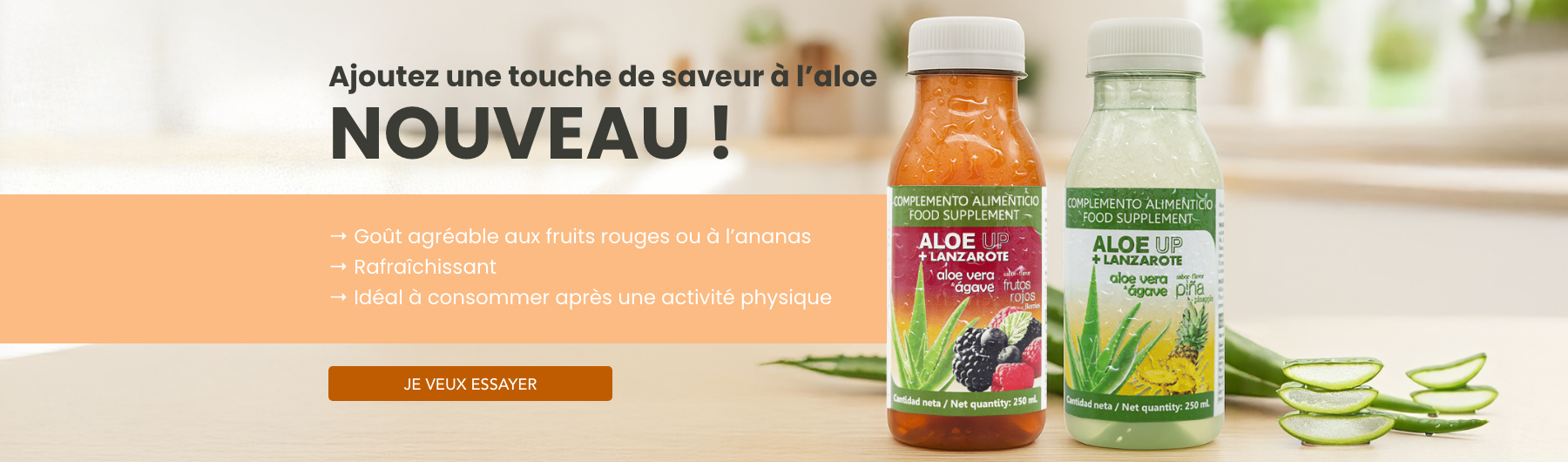 NOUVEAU !Boisson végétale aromatisée
